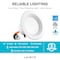Luxrite 4" LED Recessed Can Lights 5 CCT Selectable 2700K-5000K 10W (60W Equivalent) 750LM Dimmable 4-Pack LR23790-4PK - alternate 3